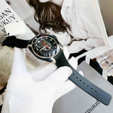 Gucci Dive Feline Black Dial Black Rubber Strap Watch For Men - YA136320 Authentic Buy Shop Now