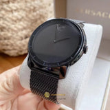 Movado Bold Black Dial Black Mesh Bracelet Watch For Men - 3600261 Authentic Buy Shop Now