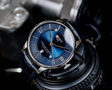 Tissot Chemin Des Tourelles Powermatic 80 Blue Dial Blue Leather Strap Watch for Men - T099.407.16.048.00 Authentic Buy Shop Now