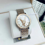 Versace Virtus Quartz White Dial Two Tone Steel Strap Watch for Women - VEHC00719 Authentic Buy Shop Now