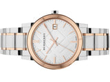 Burberry The City White Dial Two Tone Steel Strap Watch for Women - BU9006 Authentic Buy Shop Now