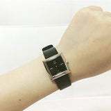 Calvin Klein Mark Black Dial Black Leather Strap Watch for Women - K3R231C1 Authentic Buy Shop Now