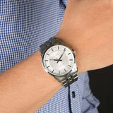 Calvin Klein Infinity Automatic Silver Dial Silver Steel Strap Watch for Men - K5S34146 Authentic Buy Shop Now