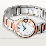Cartier Ballon Bleu De Cartier Diamonds Silver Dial Two Tone Steel Strap Watch for Women - W3BB0026 Authentic Buy Shop Now