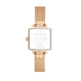 Coach Cass White Dial Rose Gold Mesh Bracelet Watch for Women - 14503698 Authentic Buy Shop Now