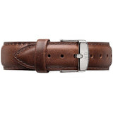 Daniel Wellington Classic Bristol Quartz White Dial Brown Leather Strap Watch For Men - DW00100023 Authentic Buy Shop Now