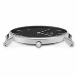 Daniel Wellington Classic Bristol Black Dial Brown Leather Strap Watch For Men - DW00100131 Authentic Buy Shop Now