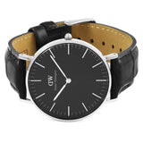 Daniel Wellington Classic Reading Black Dial Black Leather Strap Watch For Men - DW00100135 Authentic Buy Shop Now