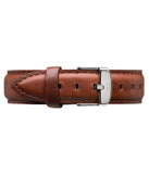 Daniel Wellington Classic Durham Black Dial Brown Leather Strap Watch For Women - DW00100142 Authentic Buy Shop Now