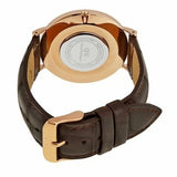 Daniel Wellington Classic York White Dial Brown Leather Strap Watch For Men - DW00100011 Authentic Buy Shop Now