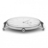 Daniel Wellington St Mawes White Dial Brown Leather Strap Watch For Men - DW00100052 Authentic Buy Shop Now