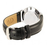 Daniel Wellington Dapper Sheffield White Dial Black Leather Strap Watch For Men - DW00100088 Authentic Buy Shop Now
