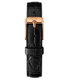 Daniel Wellington Classic Petite Reading Black Dial Black Leather Strap Watch For Women - DW00100223 Authentic Buy Shop Now