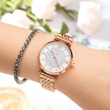 Emporio Armani T-Bar Gianni Crystal Pave Dial Rose Gold Steel Strap Watch For Women - AR11244 Authentic Buy Shop Now