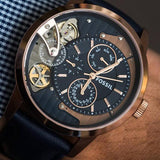 Fossil Townsman Twist Skeleton Blue Dial Blue Leather Strap Watch for Men - ME1138 Authentic Buy Shop Now