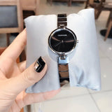 Calvin Klein Authentic Black Dial Silver Steel Strap Watch for Women - K8G23141 Authentic Buy Shop Now