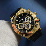Guess Continental Black Dial Black Rubber Strap Watch for Men - GW0262G2 Authentic Buy Shop Now