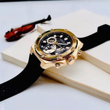 Guess Third Gear Multifunction Black Dial Black Rubber Strap Watch for Men - GW0334G2 Authentic Buy Shop Now