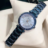 Guess Park Ave Analog Quartz Blue Dial Blue Steel Strap Watch For Women - W0767L4 Authentic Buy Shop Now