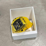 Guess Phoenix Multi Function Black Dial Yellow Rubber Strap Watch for Men - GW0203G6 Authentic Buy Shop Now
