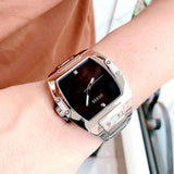 Guess Phoenix Black Dial Silver Steel Strap Watch for Men - GW0387G1 Authentic Buy Shop Now