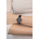 Daniel Wellington Classic Petite Reading Black Dial Black Leather Strap Watch For Women - DW00100167 Authentic Buy Shop Now