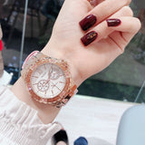 Guess Limelight Quartz Analog White Dial Pink Leather Strap Watch For Women - W0775l3 Authentic Buy Shop Now