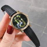 Marc Jacobs Corie Black Dial Black Leather Strap Watch for Women - MJ1580 Authentic Buy Shop Now
