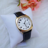Marc Jacobs Mandy White Dial Black Leather Strap Watch for Women - MJ1564 Authentic Buy Shop Now