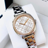 Michael Kors Nia Quartz Silver Dial Silver Steel Strap Watch For Women - MK3988 Authentic Buy Shop Now