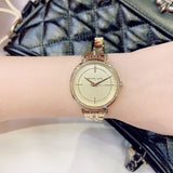 Michael Kors Cinthia Quartz Gold Dial Gold Steel Strap Watch For Women - MK3681 Authentic Buy Shop Now