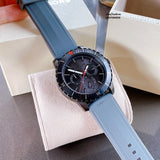 Michael Kors Cunningham Multifunction Grey Dial Grey Rubber Strap Watch For Men - MK7164 Authentic Buy Shop Now