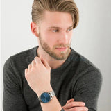 Lacoste Vienna Blue Dial Silver Steel Strap Watch for Men - 2011049 Authentic Buy Shop Now