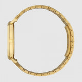 Gucci Grip Quartz Yellow Gold Dial Gold Steel Strap Unisex Watch - YA157409 Authentic Buy Shop Now