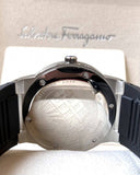 Salvatore Ferragamo F-80 Classic Black Dial Black Leather Strap Watch for Men - SFDT00619 Authentic Buy Shop Now