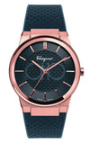 Salvatore Ferragamo Sapphire Black Dial Black Silicone Strap Watch for Men - SFHP00420 Authentic Buy Shop Now