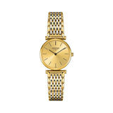 Longines La Grande Classique Quartz Gold Dial Two Tone Mesh Bracelet Watch for Women - L4.209.2.32.7 Authentic Buy Shop Now
