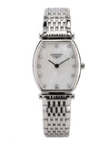Longines La Grande Classique de Longines Tonneau White Dial Silver Steel Strap Watch for Women - L4.205.4.87.6 Authentic Buy Shop Now