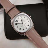 Marc Jacobs Mandy Silver Dial Brown Leather Strap Watch for Women - MJ1563 Authentic Buy Shop Now