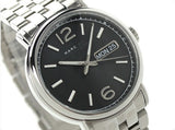 Marc Jacobs Fergus Black Dial Silver Steel Strap Watch for Men - MBM5075 Authentic Buy Shop Now