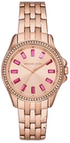 Michael Kors Mini Pilot Quartz Gold Dial Gold Steel Strap Watch For Women - MK7367 Authentic Buy Shop Now