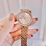 Michael Kors Darci Rose Gold Dial Rose Gold Steel Strap Watch for Women - MK3431 Authentic Buy Shop Now