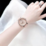 Michael Kors Corey Analog Rose Gold Dial Pink Leather Strap Watch For Women - MK2987 Authentic Buy Shop Now