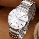 Mido Commander II Automatic Chronometer Silver Dial Silver Steel Strap Watch For Men - M021.431.11.031.00 Authentic Buy Shop Now