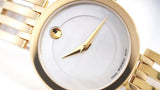 Movado Esperanza 28mm Mother of Pearl Dial Gold Steel Strap Watch For Women - 0607054 Authentic Buy Shop Now