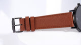 Movado Museum Classic Black Dial Brown Leather Strap Watch for Men - 0607198 Authentic Buy Shop Now