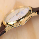 Movado Heritage Calendoplan Beige Dial Brown Leather Strap Watch for Men - 3650003 Authentic Buy Shop Now