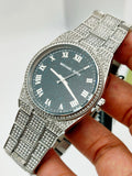 Michael Kors Channing Diamonds Black Dial Silver Steel Strap Watch for Women - MK6089 Authentic Buy Shop Now