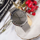 Calvin Klein Minimal Grey Dial Silver Mesh Bracelet Watch for Men - K3M211Y3 Authentic Buy Shop Now