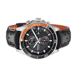 Fossil Wakefield Chronograph Black Dial Black Leather Strap Watch for Men - CH2953 Authentic Buy Shop Now